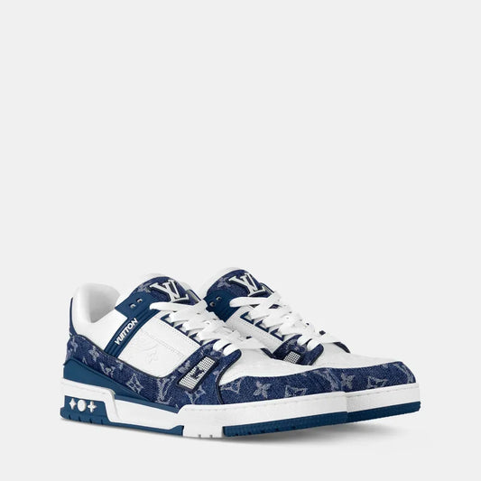 Louis Vuitton Trainer Low Monogram Denim Blue