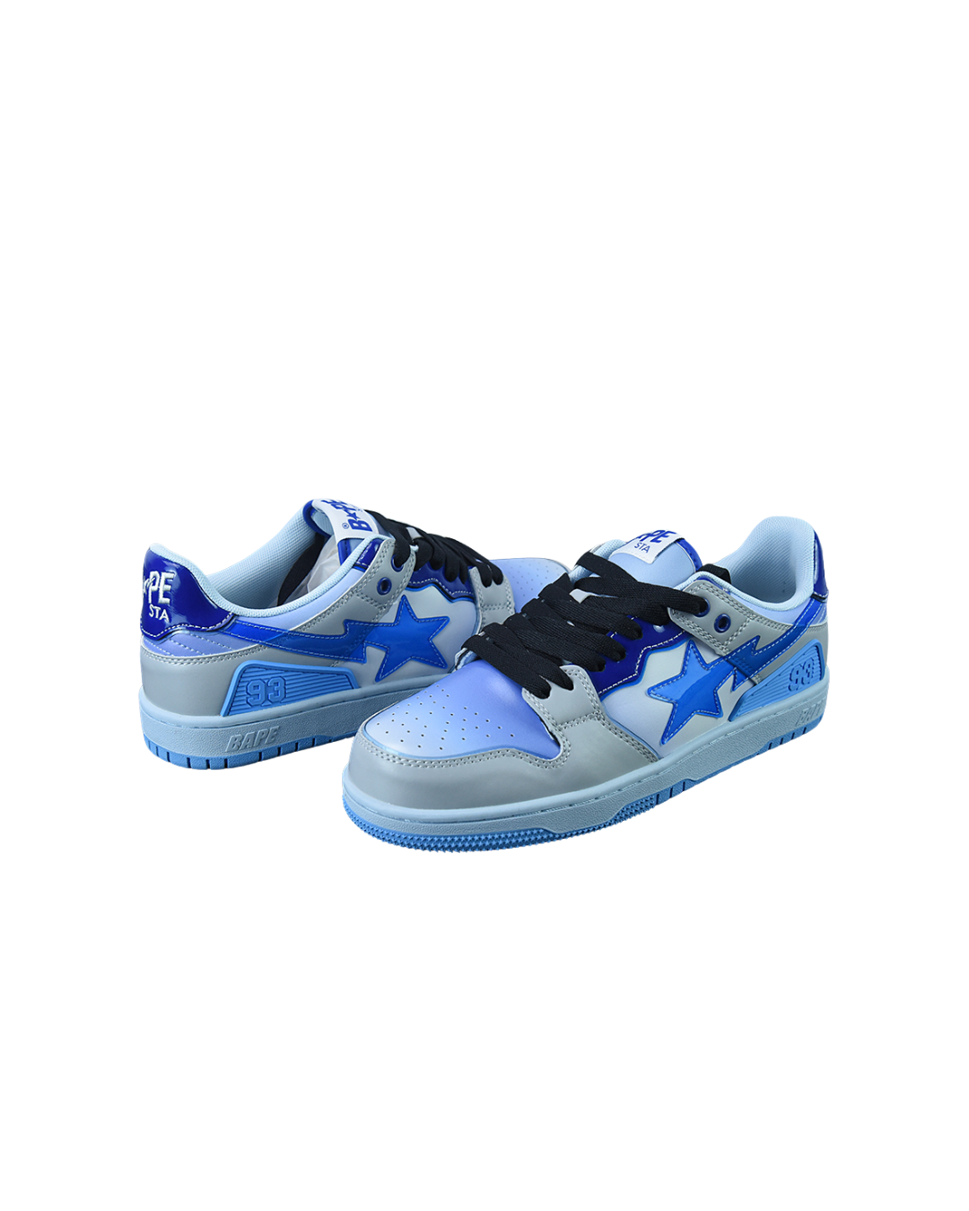 A Bathing Ape Bape SK8 Sta Blue White